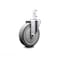 Service Caster 5 Inch Thermoplastic Rubber Wheel Swivel 7/8 Inch Square Stem Caster SCC SCC-SQ20S514-TPRB-78 - alternate 1